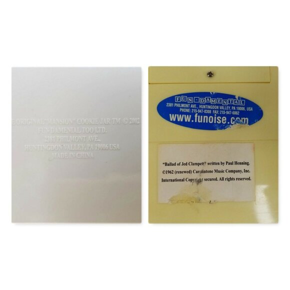 Beverly Hillbillies Mansion Cookie Jar Plays Ballad of Jed Clampett Tested Works - Picture 10 of 12